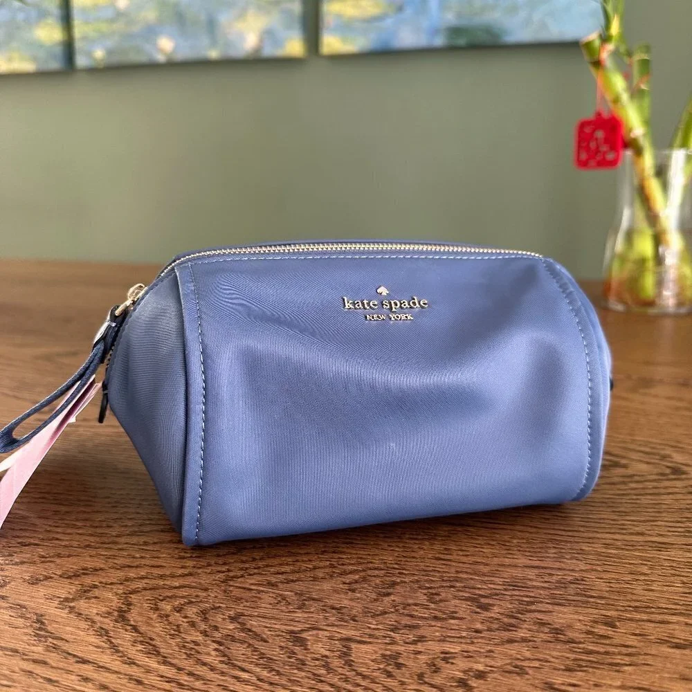 New! Kate Spade Chelsea Nylon Medium Cosmetic Bag